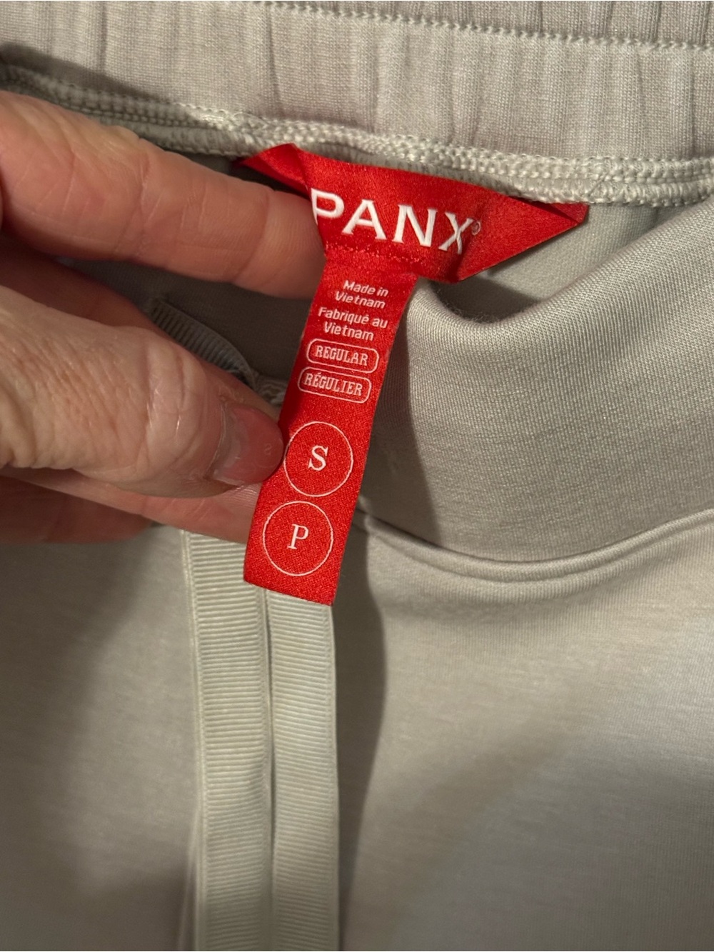 SPANX AirEssentials Wide-Leg Drawstring Pants - French Grey - Picture 6 of 6